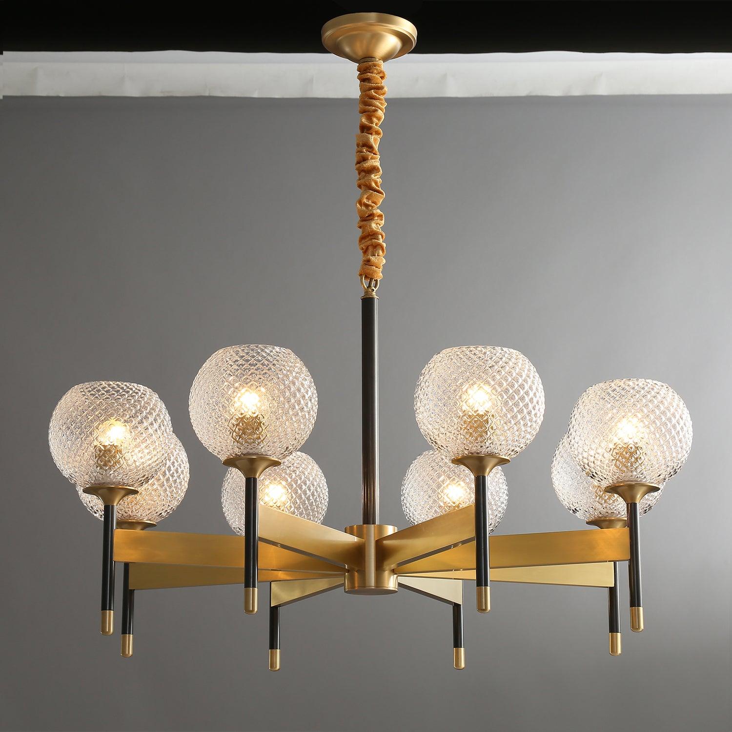 Glint Modern Brass Chandelier - Letslighting