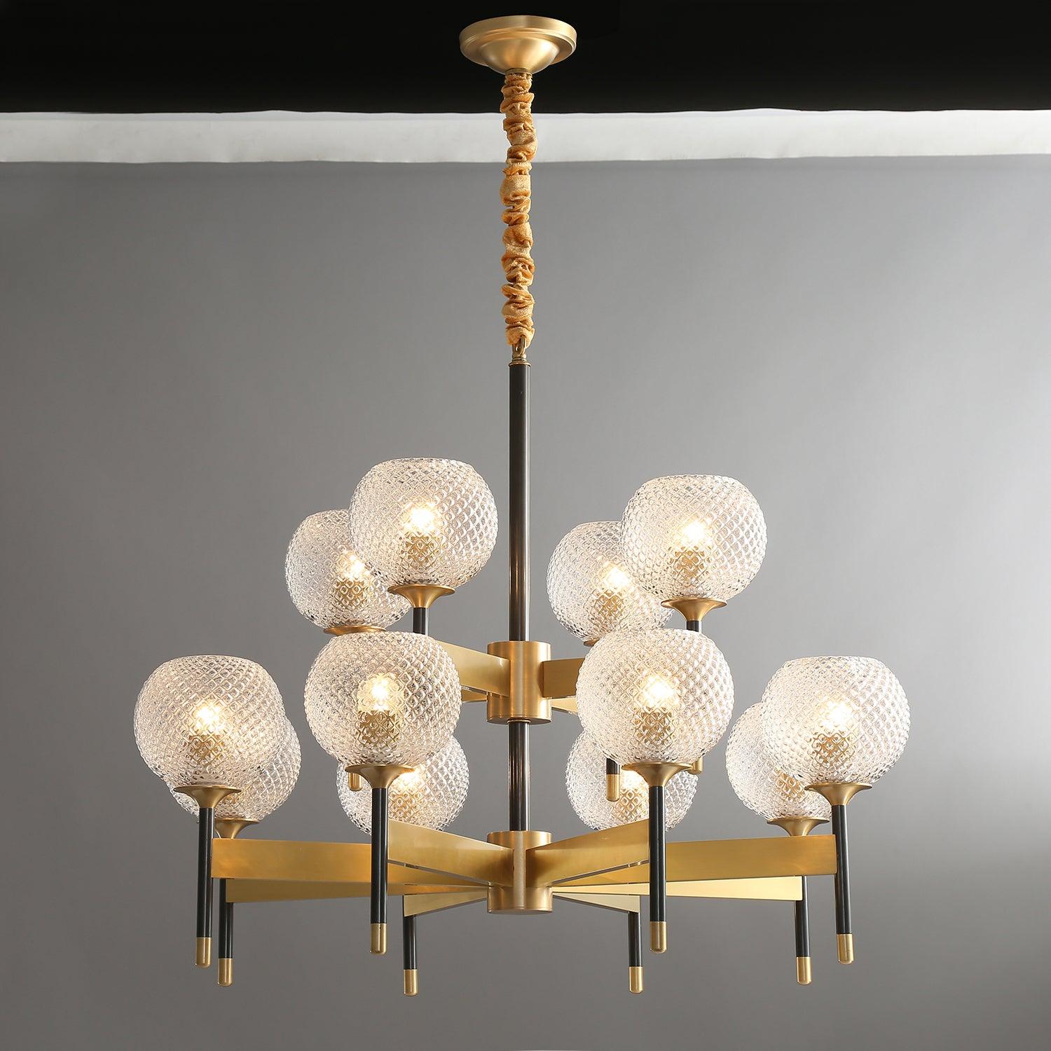 Glint Modern Brass Chandelier - Letslighting