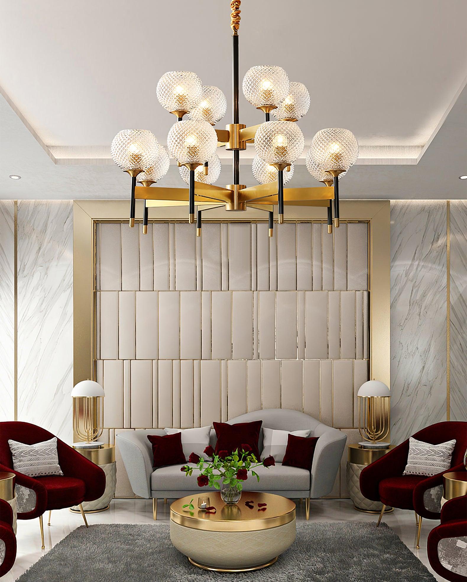 Glint Modern Brass Chandelier - Letslighting