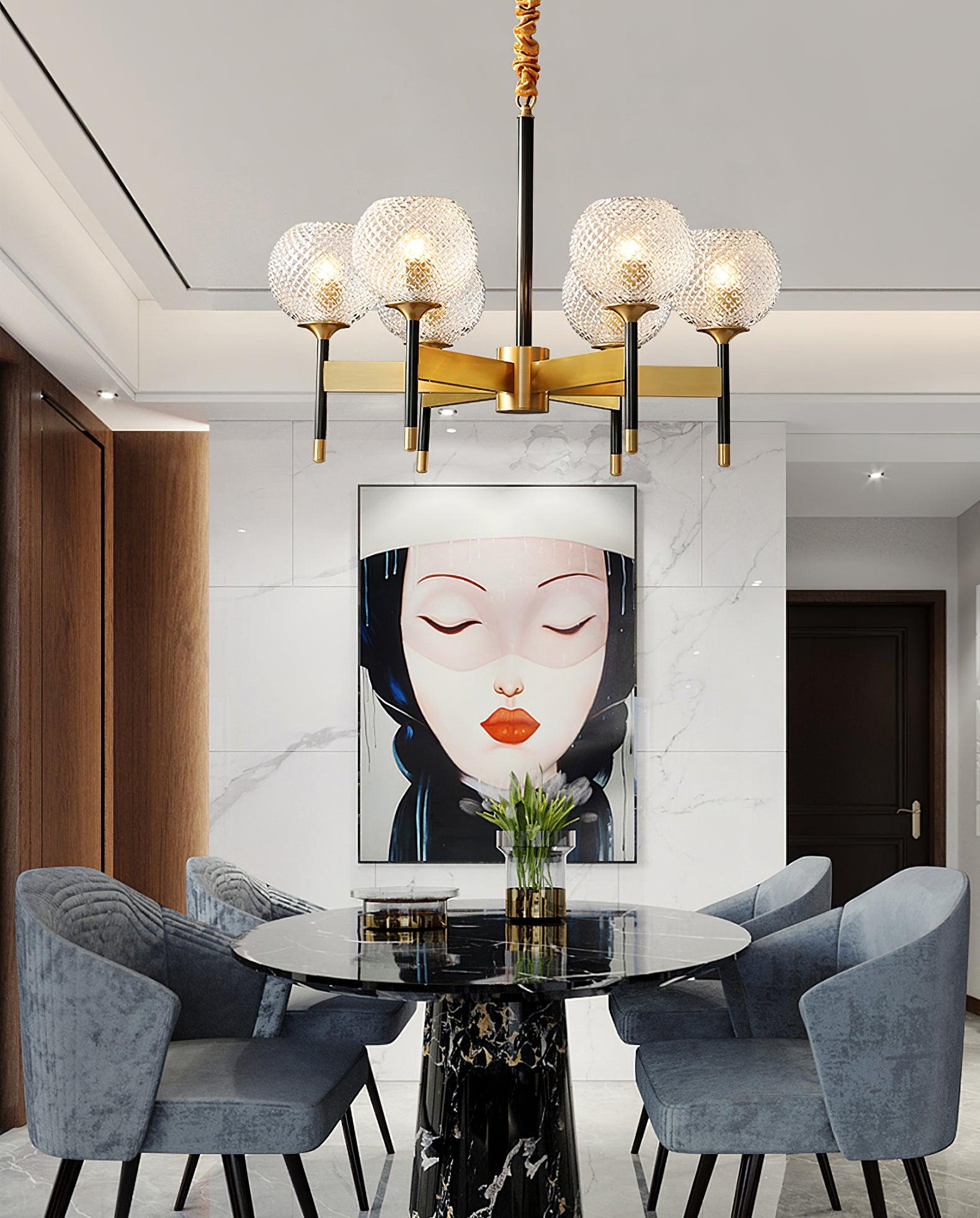 Glint Modern Brass Chandelier - Letslighting