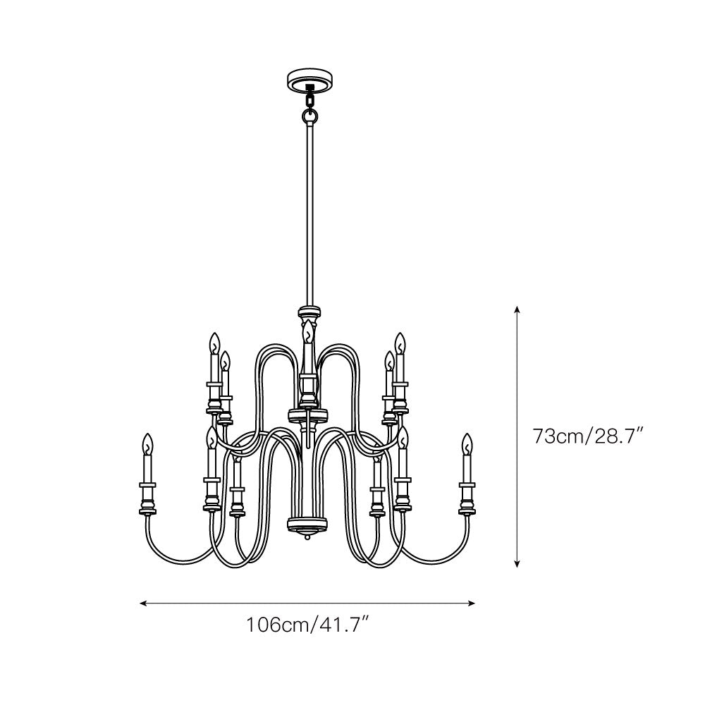 Volo Postmodern Luxury Wooden Chandelier - Letslighting