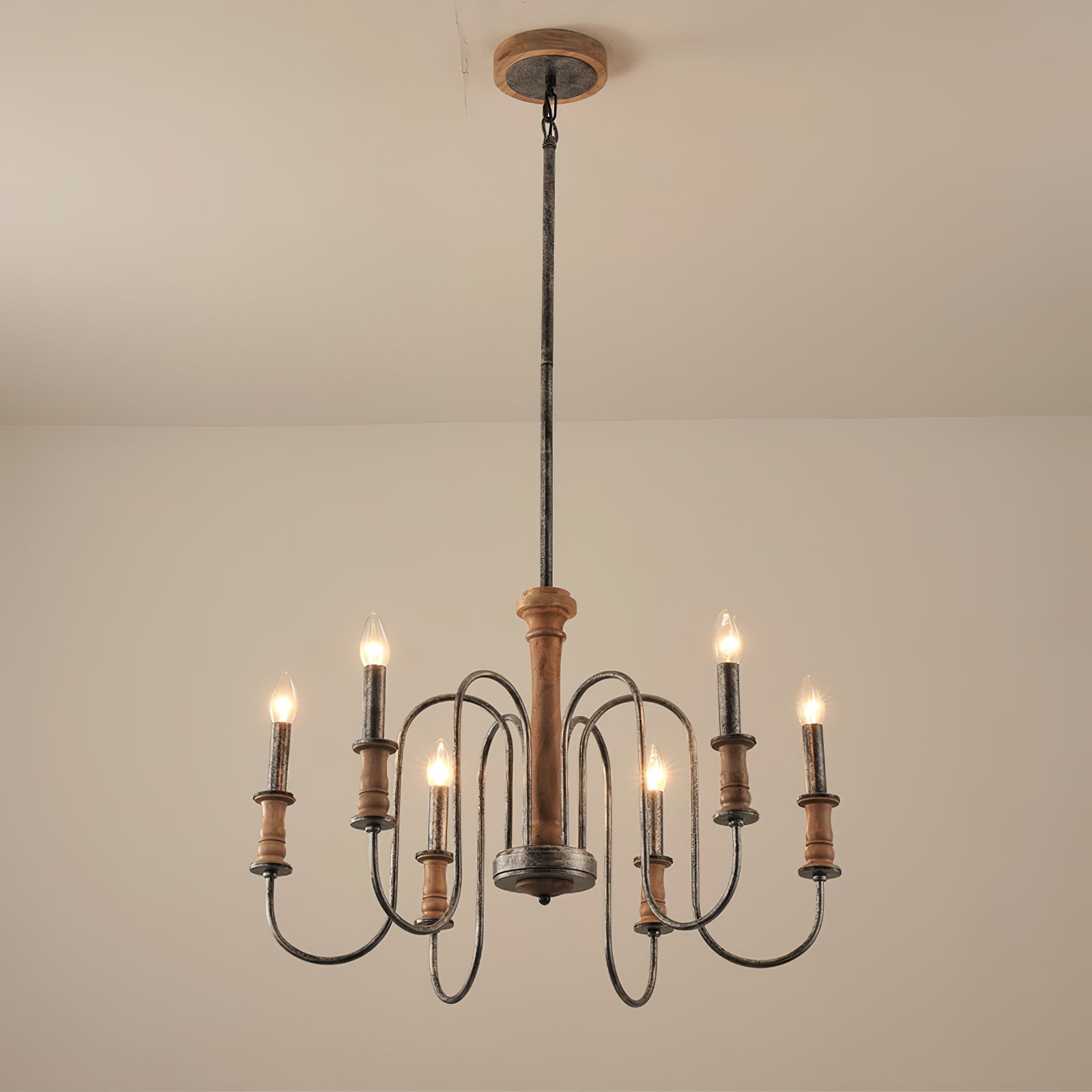 Volo Postmodern Luxury Wooden Chandelier - Letslighting