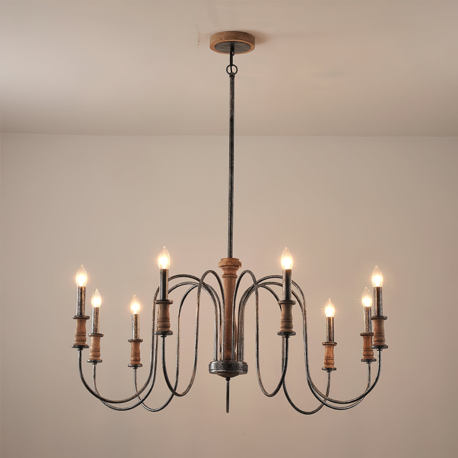 Volo Postmodern Luxury Wooden Chandelier - Letslighting