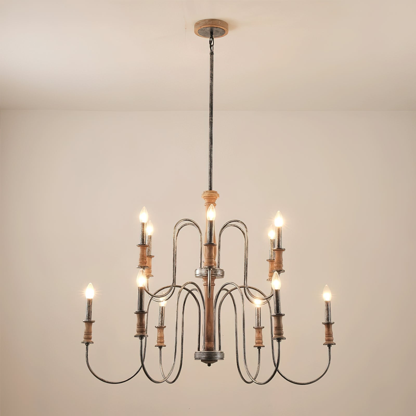 Volo Postmodern Luxury Wooden Chandelier - Letslighting