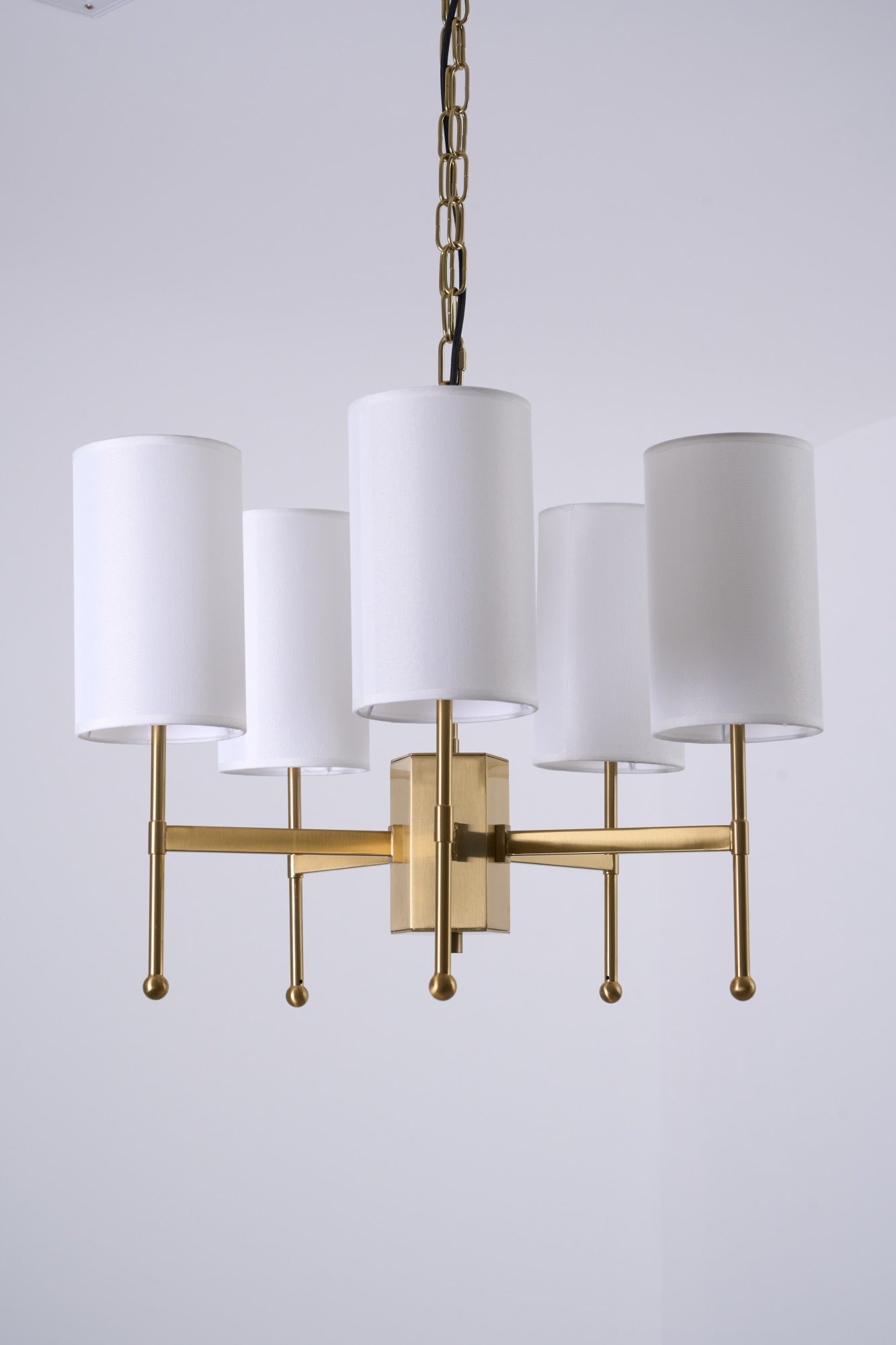 Ulcarisra Traditional Vintage Brass Fabric Chandelier - Letslighting