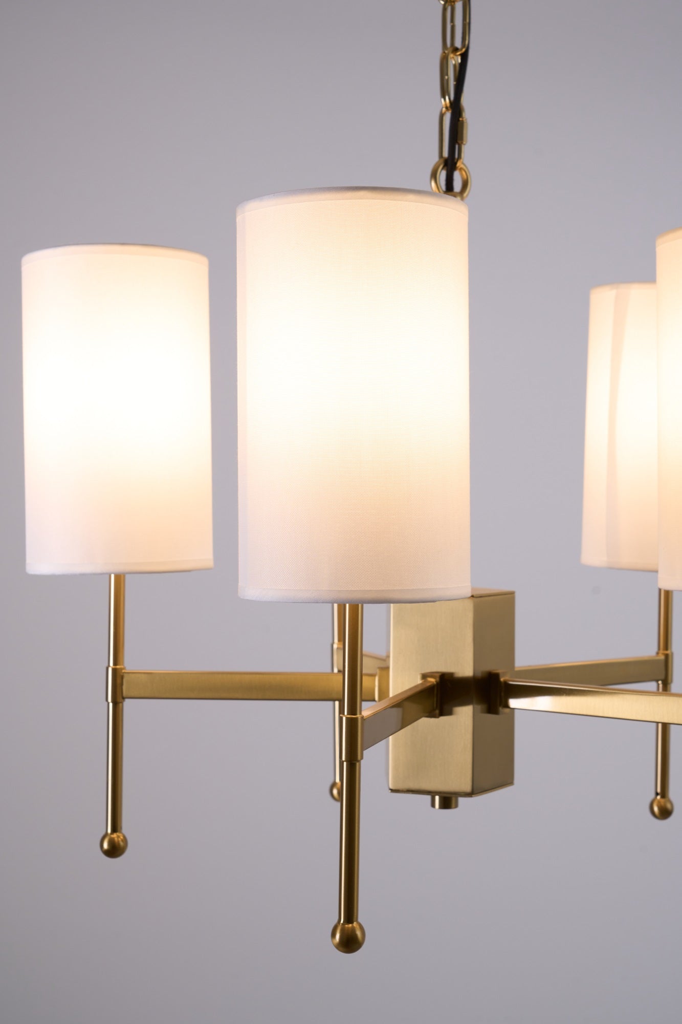 Ulcarisra Traditional Vintage Brass Fabric Chandelier - Letslighting
