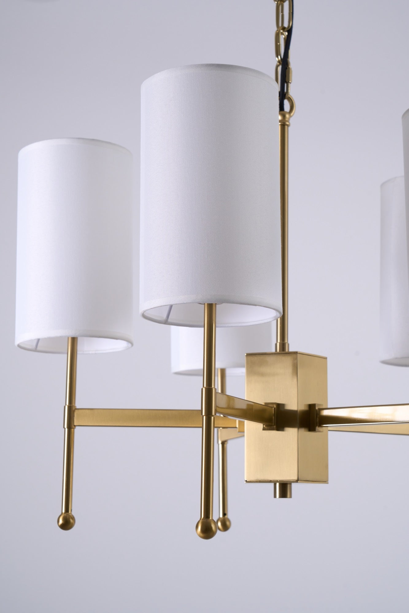 Ulcarisra Traditional Vintage Brass Fabric Chandelier - Letslighting
