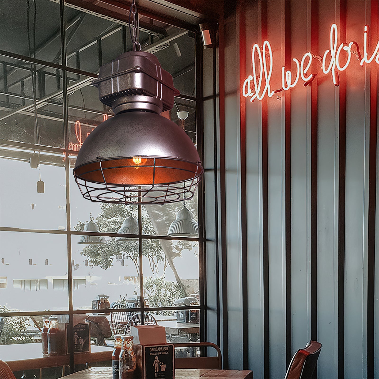 Astra Vintage Industrial Brilliant Pendant Light - Letslighting