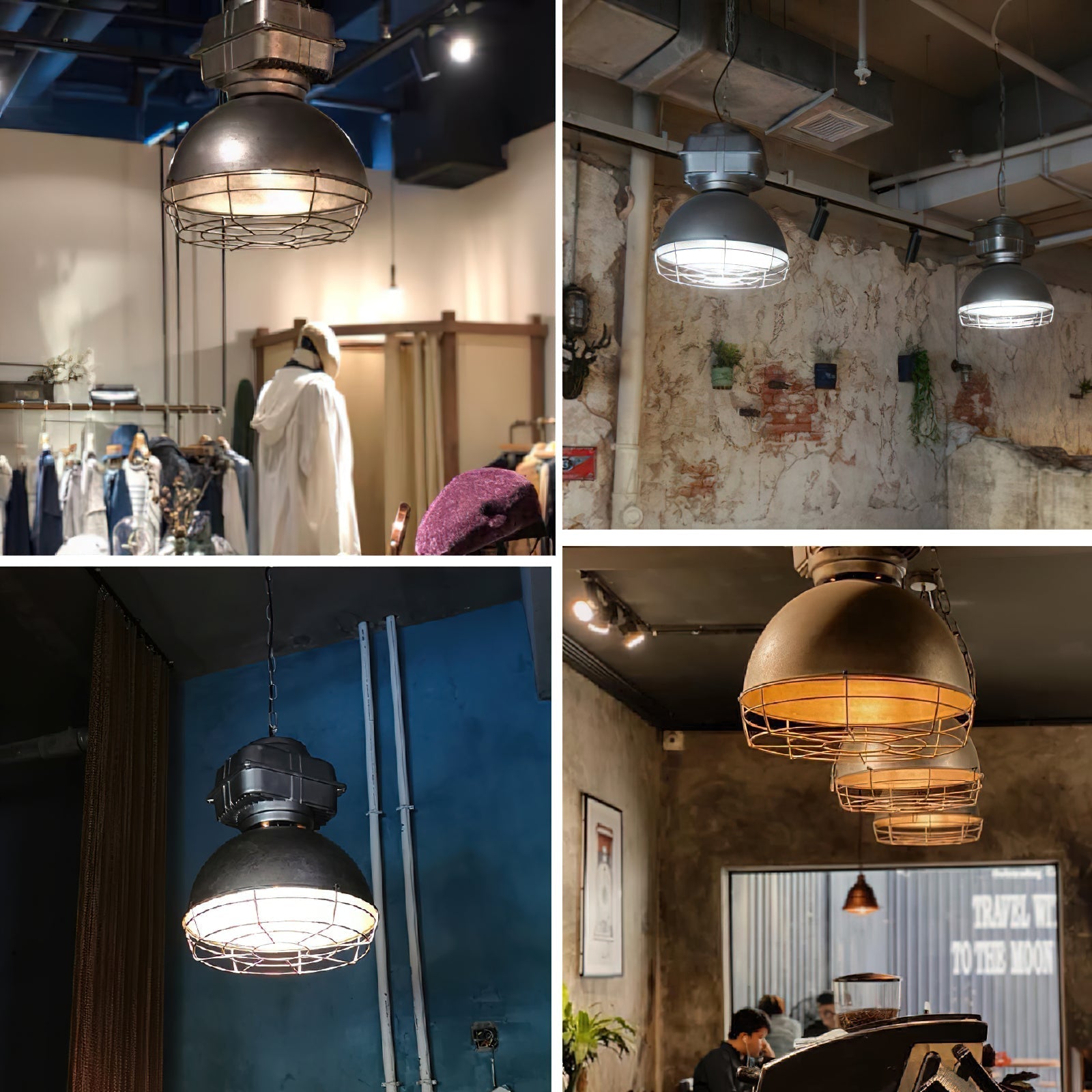 Astra Vintage Industrial Brilliant Pendant Light - Letslighting