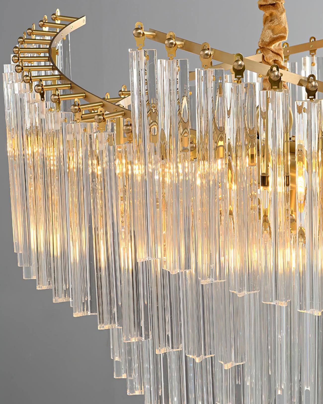 Ilsoris Postmodern Luxury Brinicle Crystal Chandelier - Letslighting