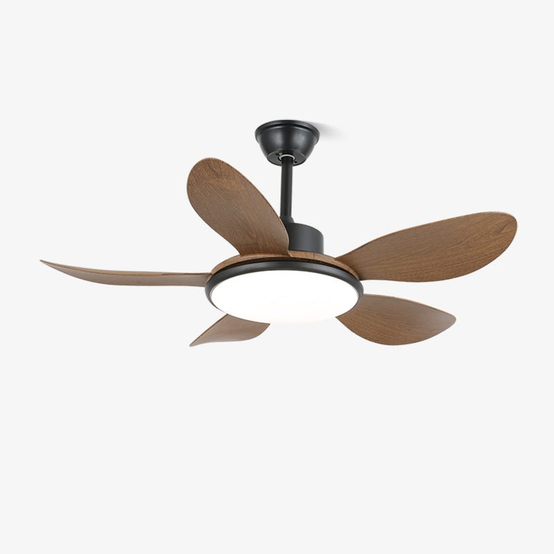 Elano Wood Ceiling Fan Light - Letslighting
