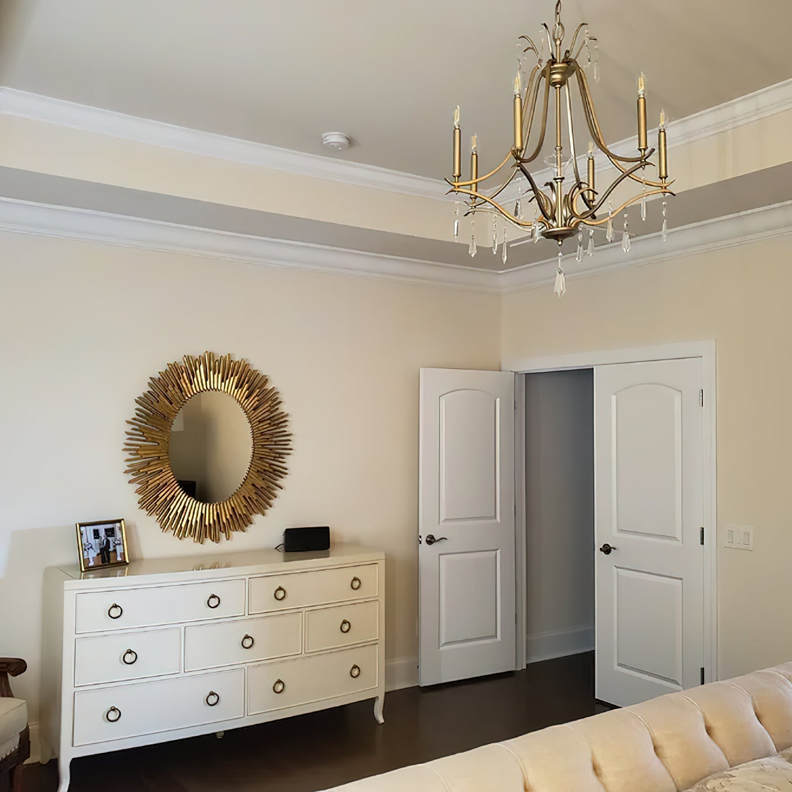 Lyra Postmodern Luxury Copper Crystal Chandelier - Letslighting