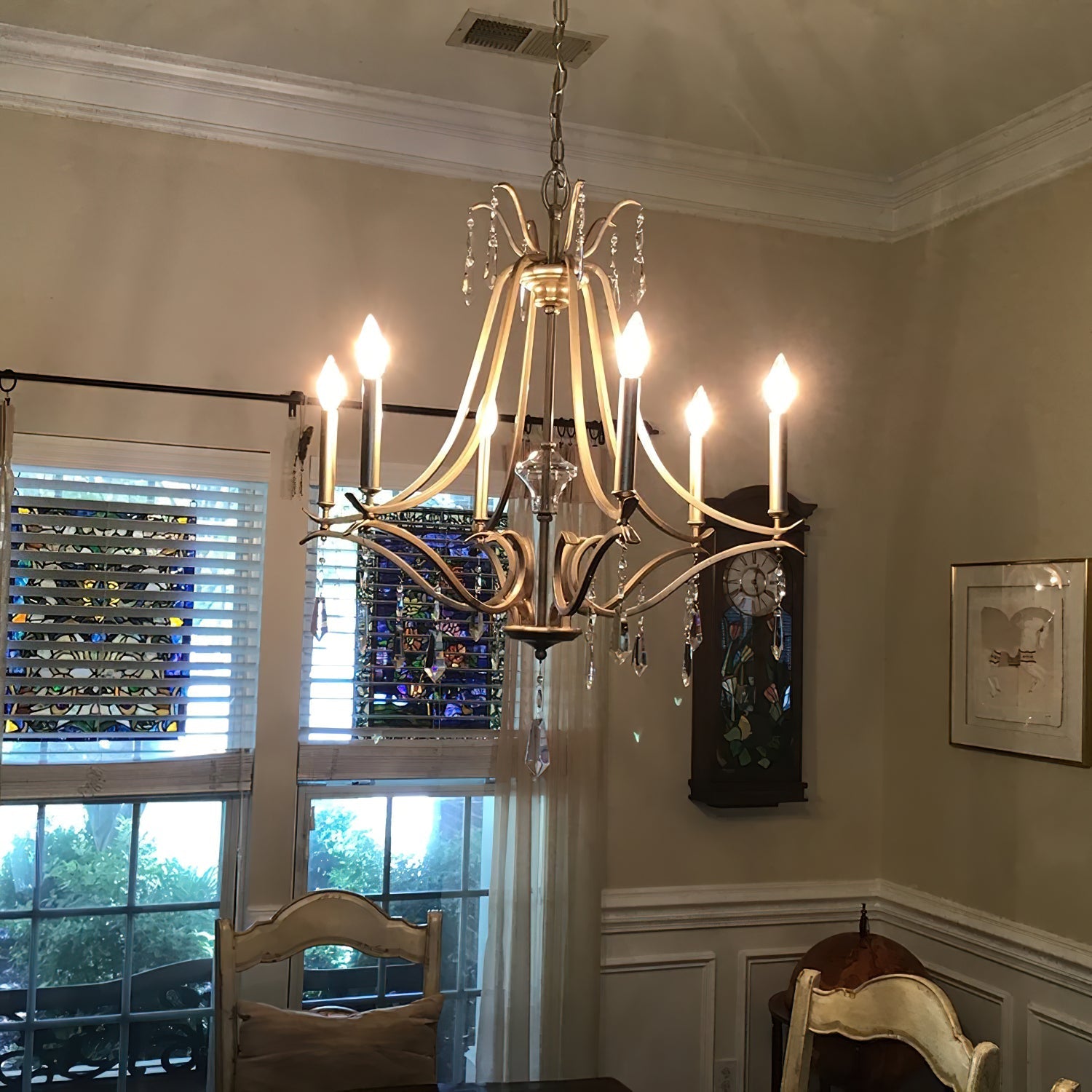 Lyra Postmodern Luxury Copper Crystal Chandelier - Letslighting