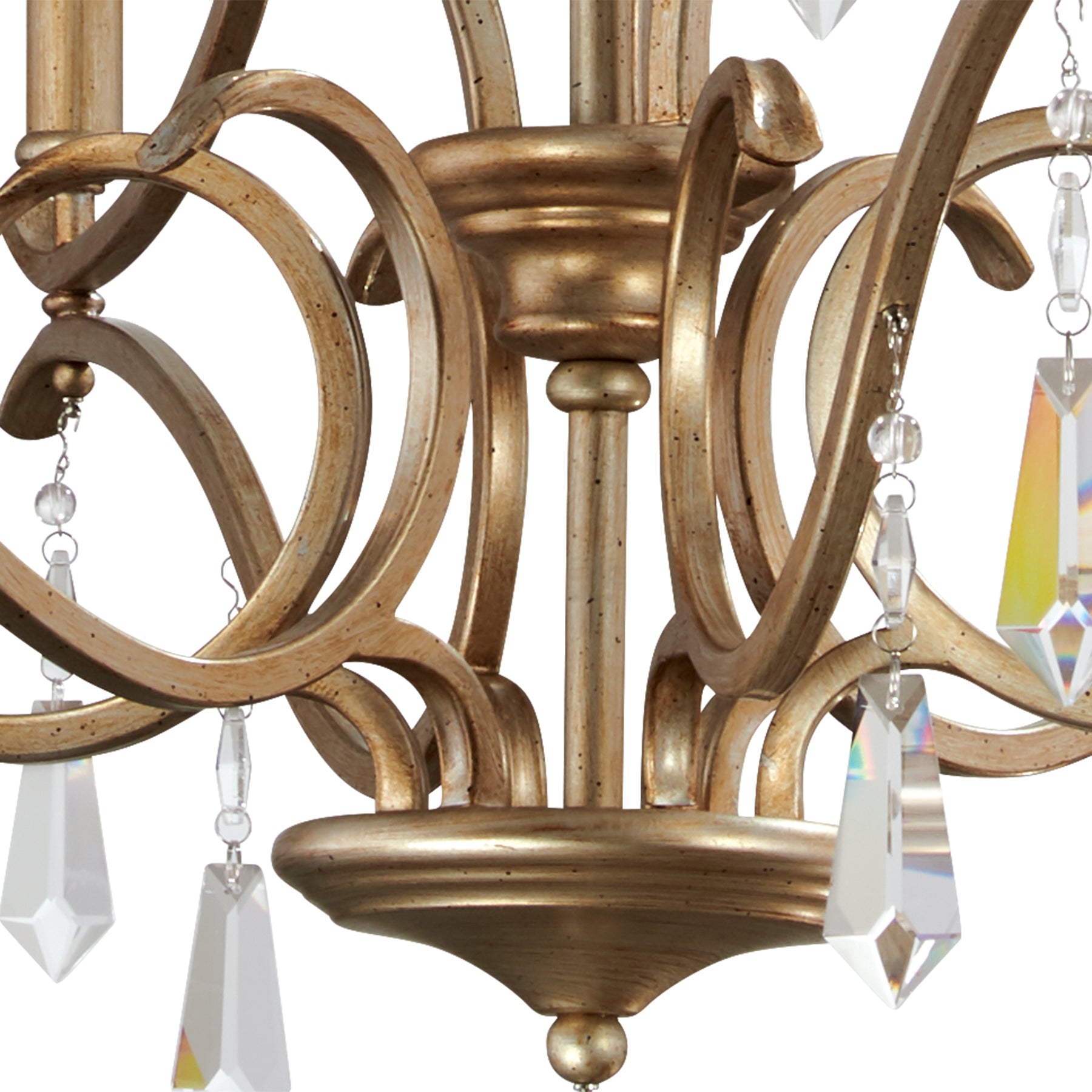 Lyra Postmodern Luxury Copper Crystal Chandelier - Letslighting