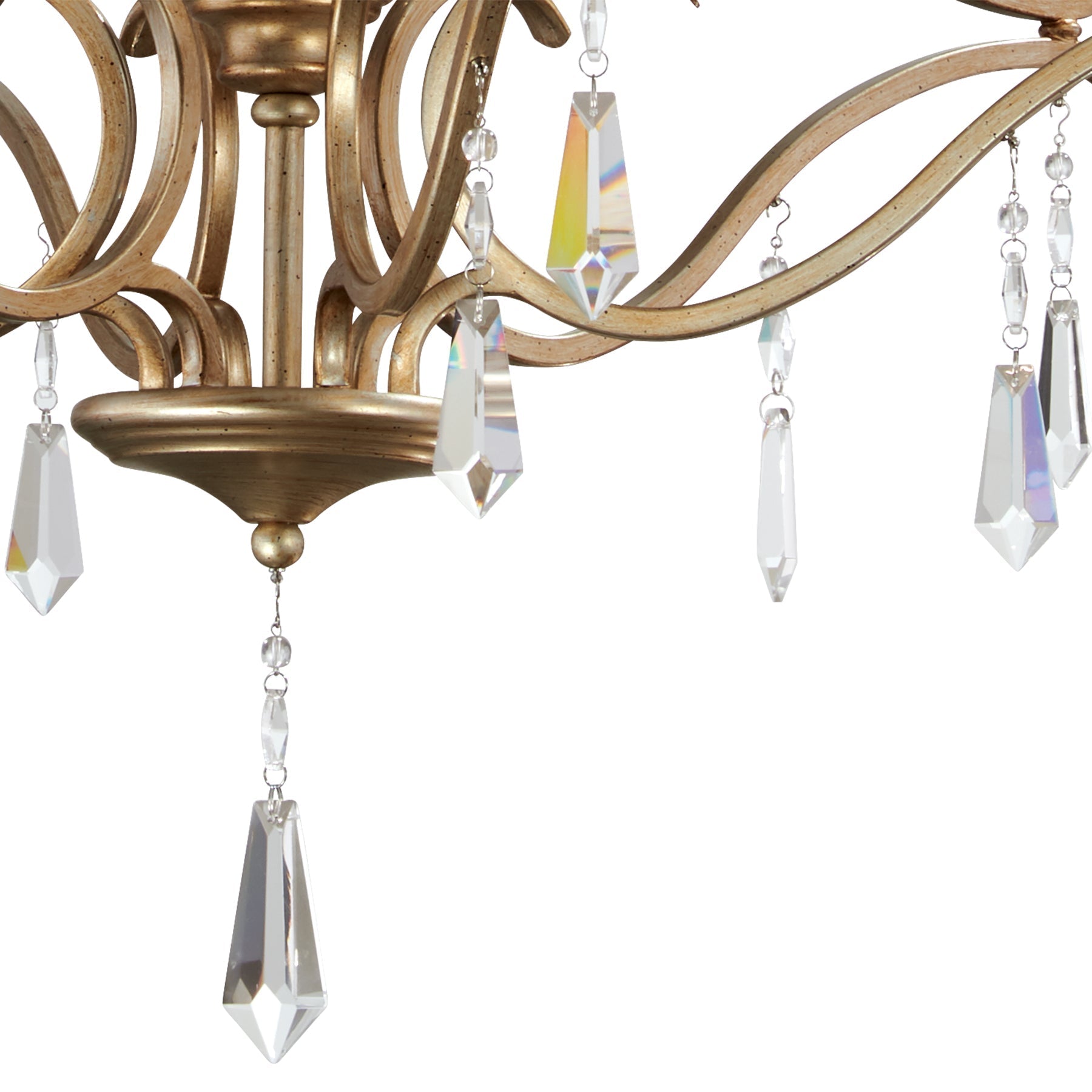 Lyra Postmodern Luxury Copper Crystal Chandelier - Letslighting
