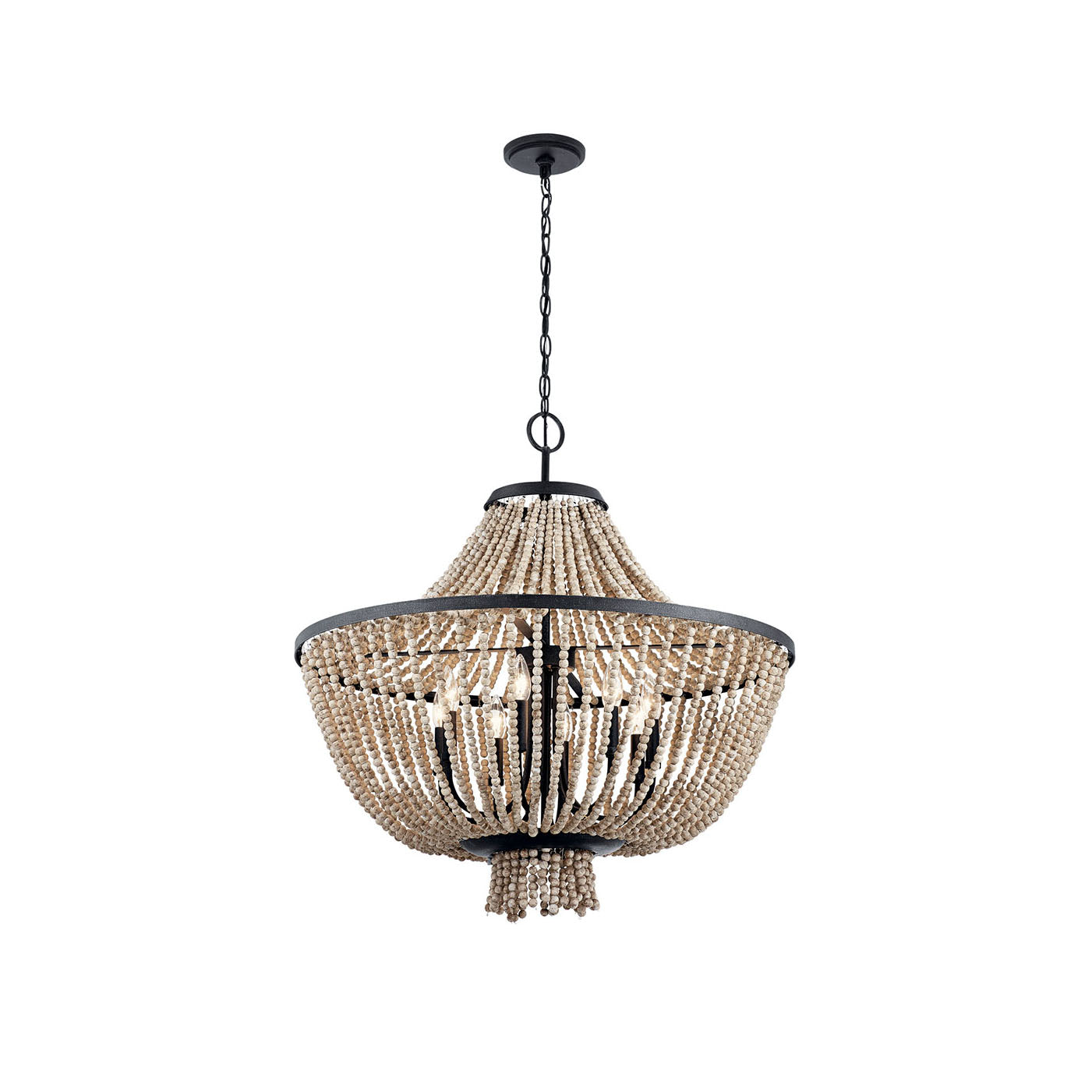 Vela Premium Elegance Wooden Chandelier - Letslighting