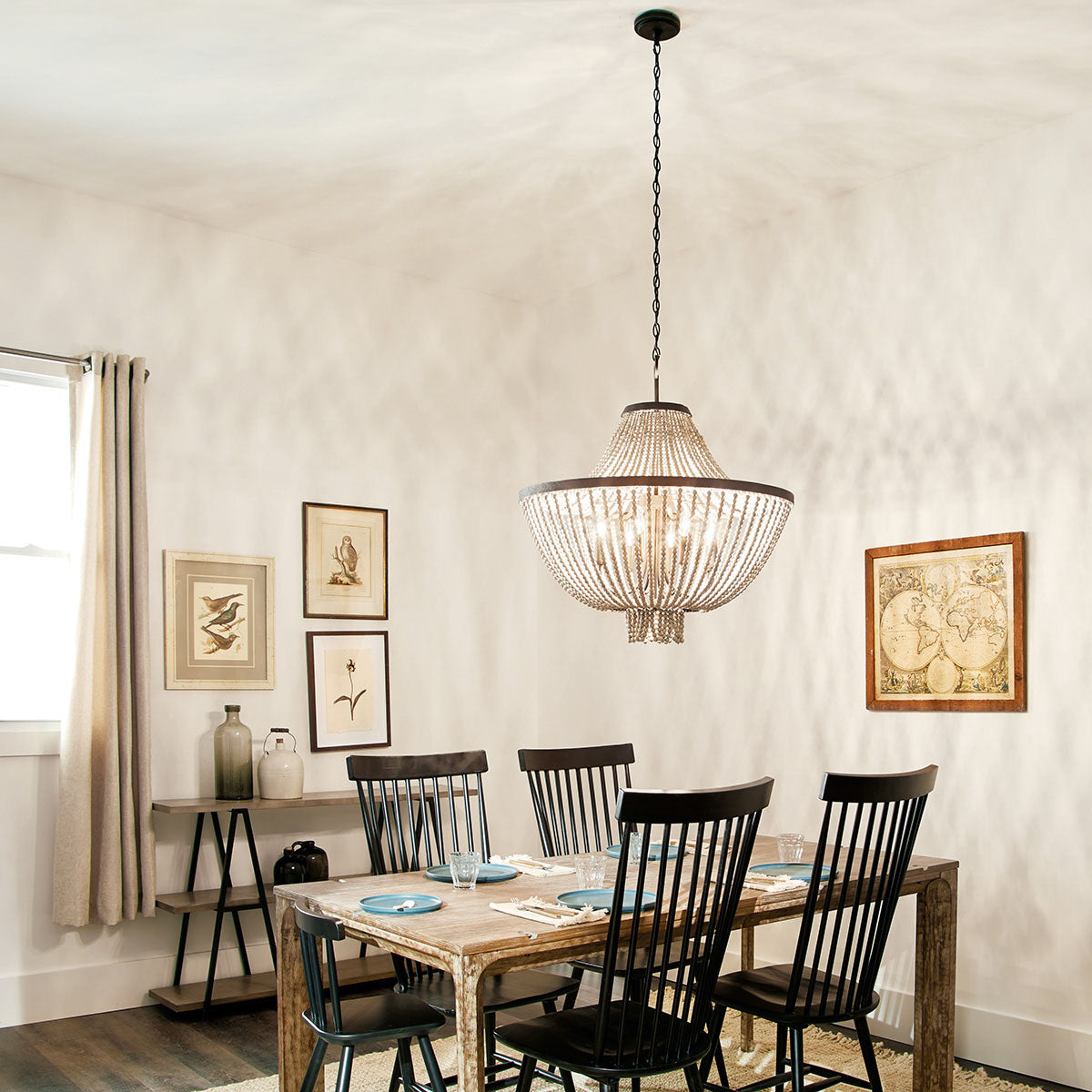 Vela Premium Elegance Wooden Chandelier - Letslighting