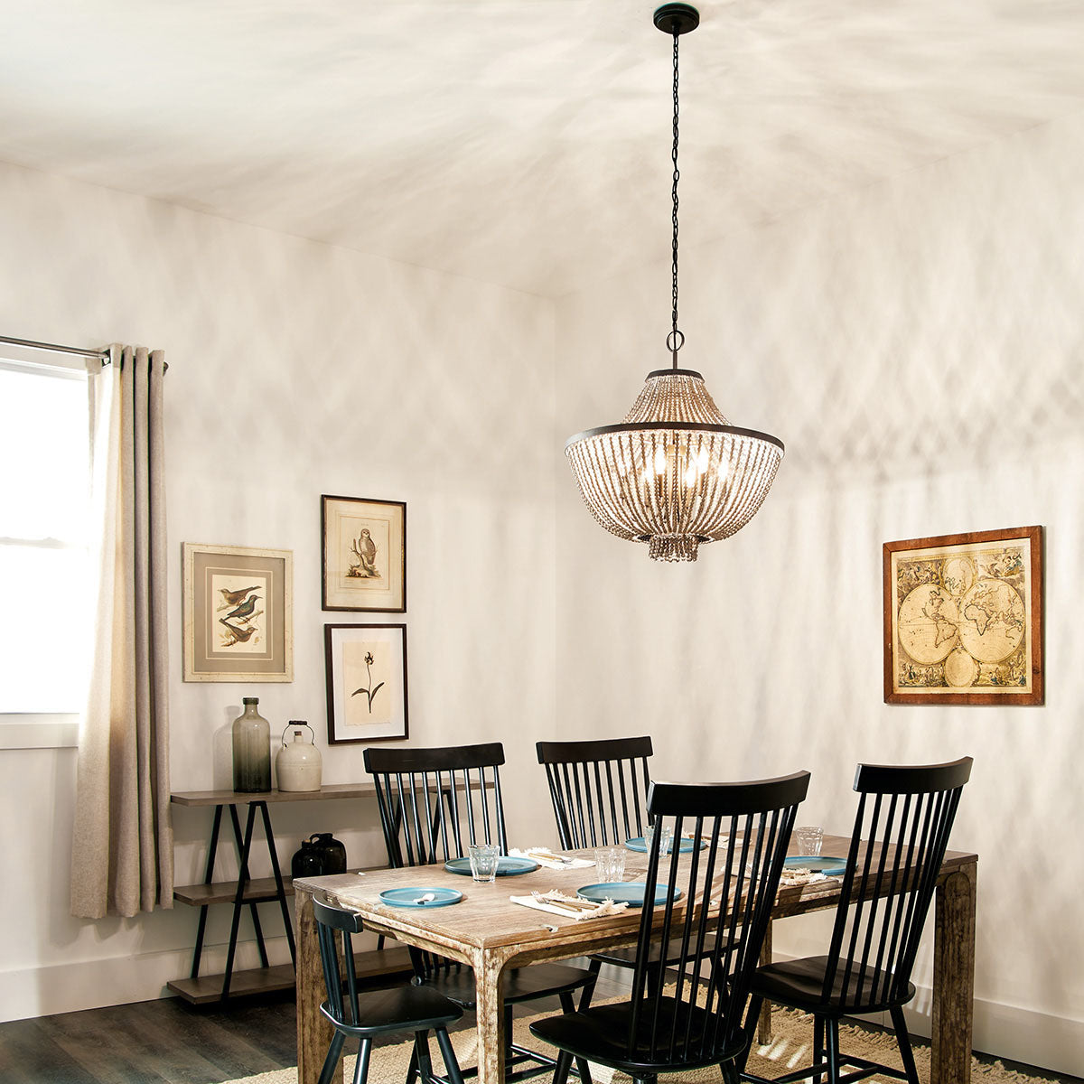 Vela Premium Elegance Wooden Chandelier - Letslighting