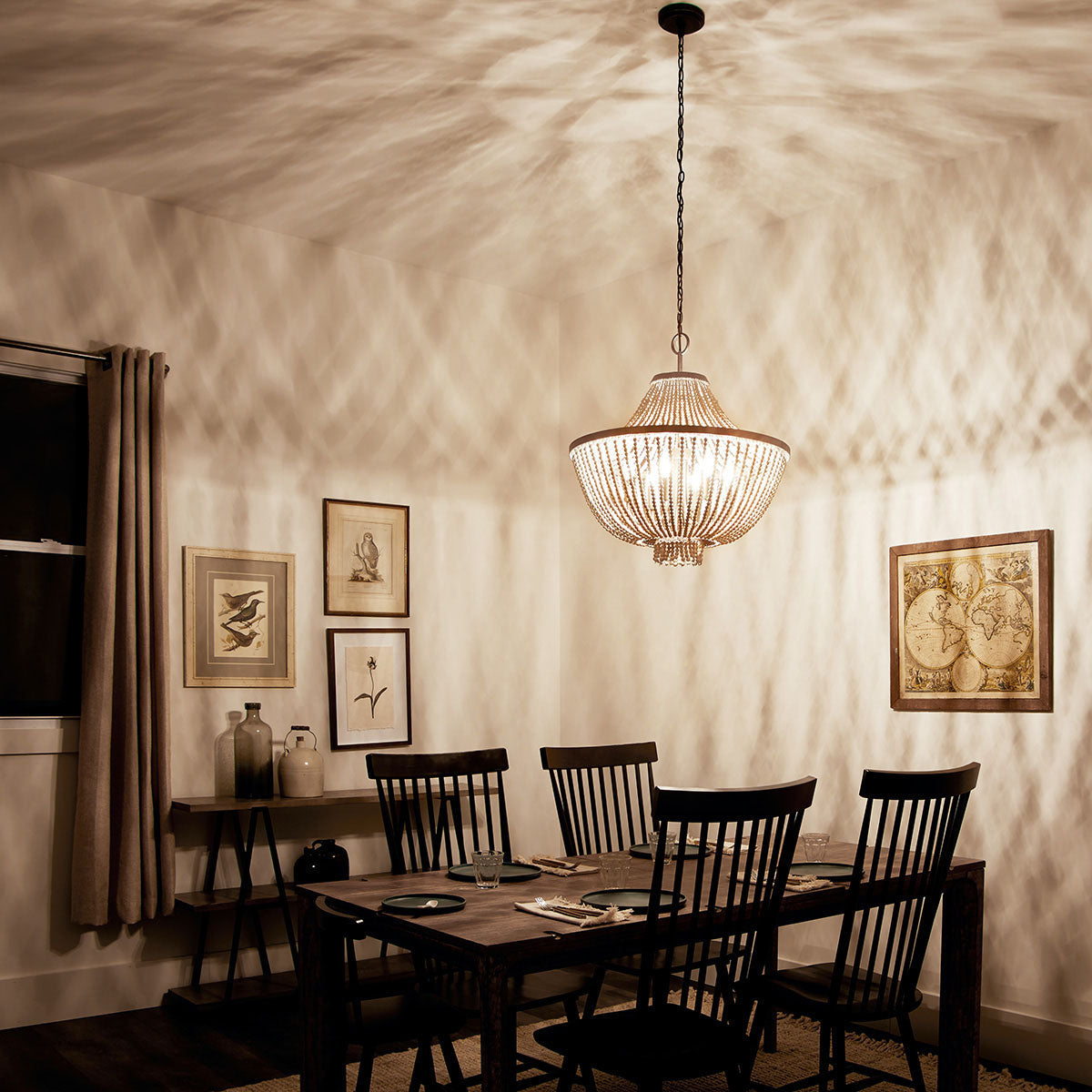 Vela Premium Elegance Wooden Chandelier - Letslighting