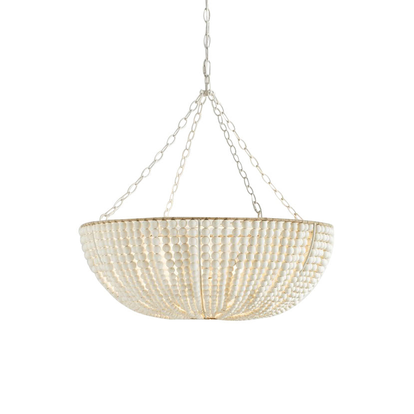 Colora Postmodern Luxury Beaded Wood Chandelier - Letslighting