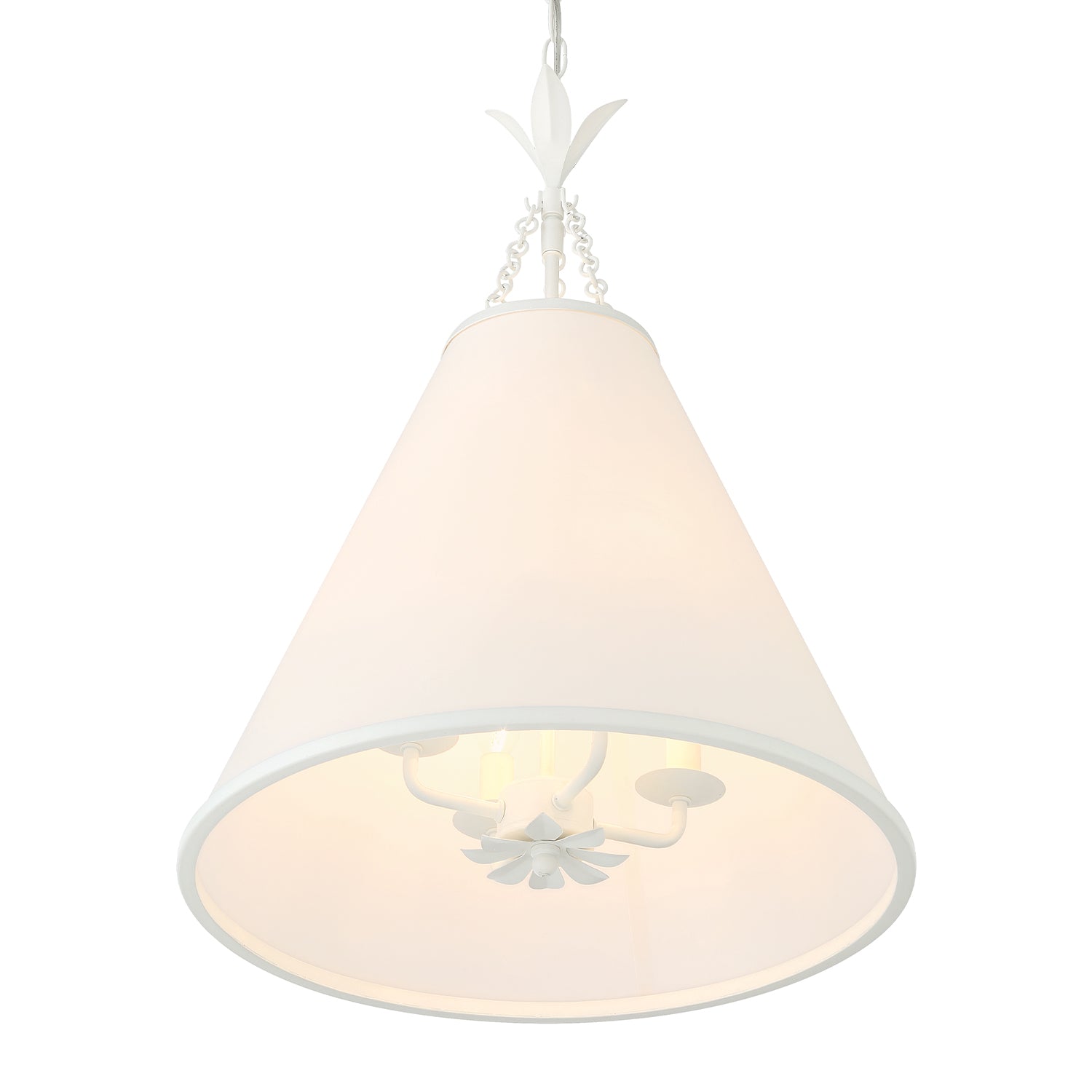 Aeon Modern Minimalist Brass Fabric Pendant Lamp - Letslighting