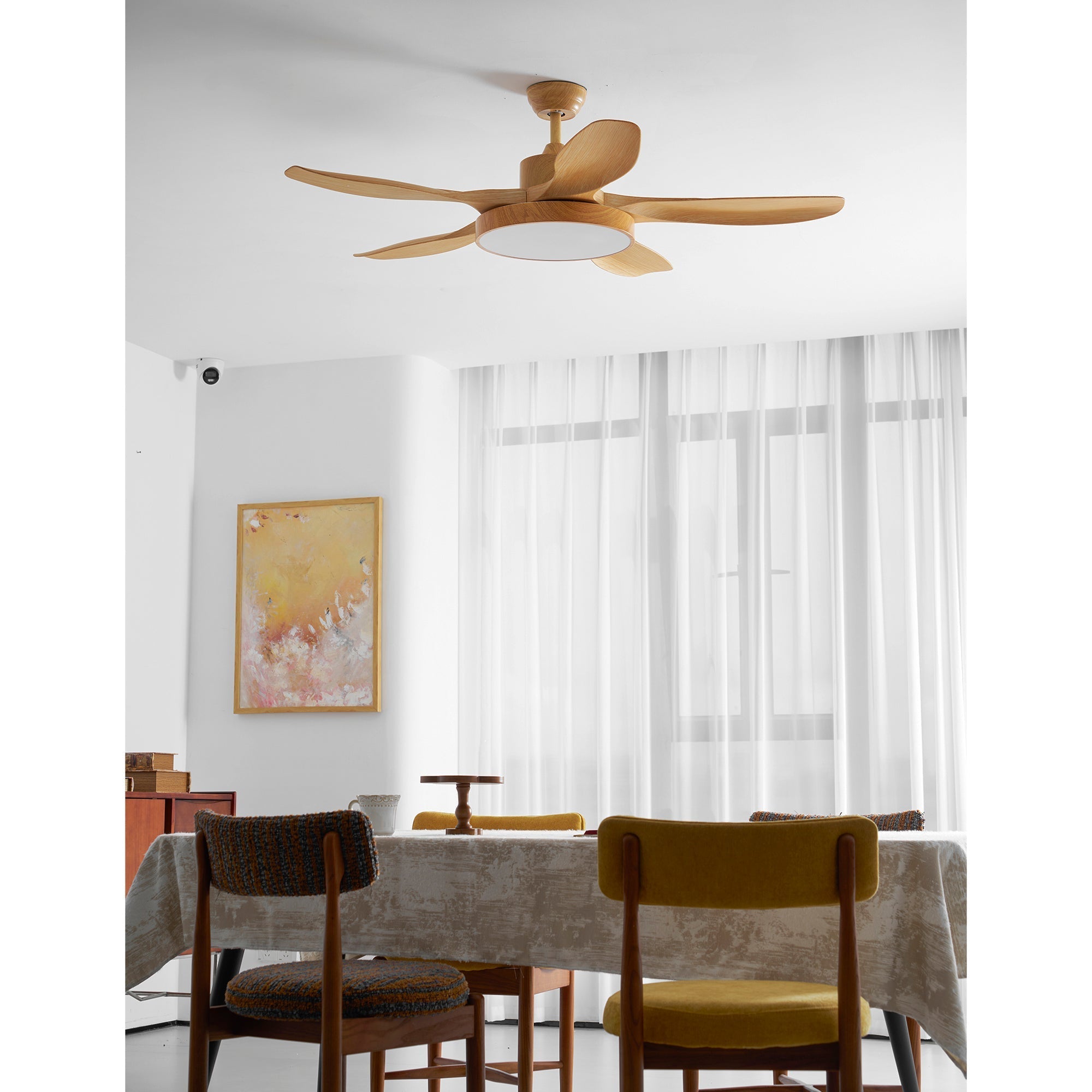 Fusion Premium Natural Acrylic Ceiling Fan Light - Letslighting