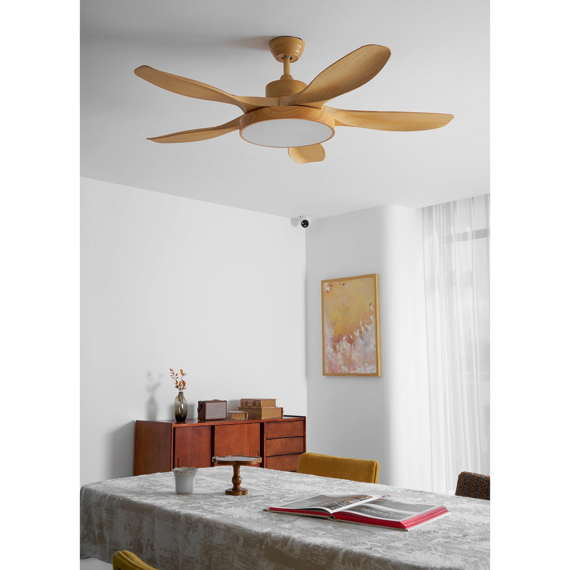 Fusion Premium Natural Acrylic Ceiling Fan Light - Letslighting