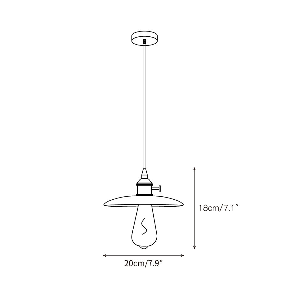 Metis Modern Minimalist Flat Beige Travertine Pendant Lamp - Letslighting