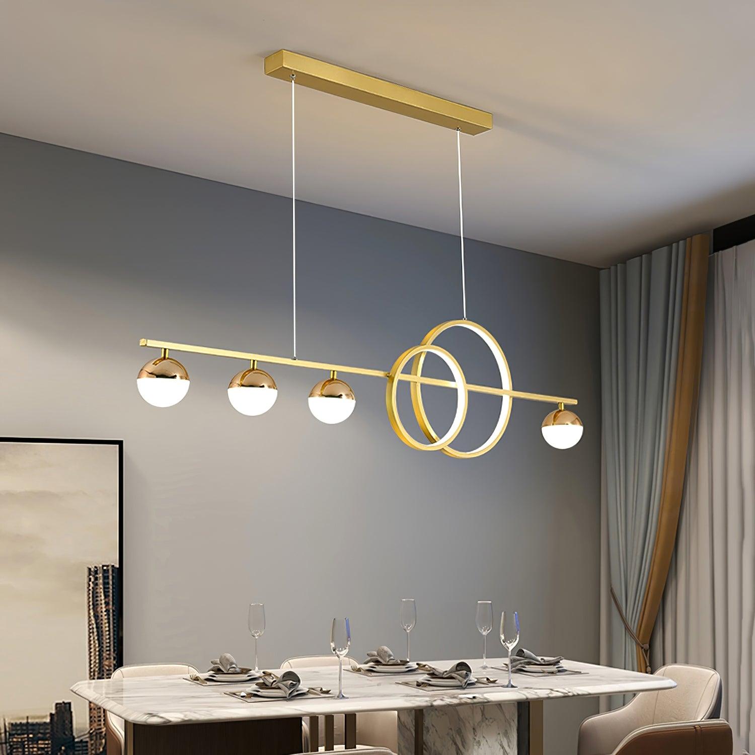 Aviniel Contemporary Brass Pendant Light - Letslighting