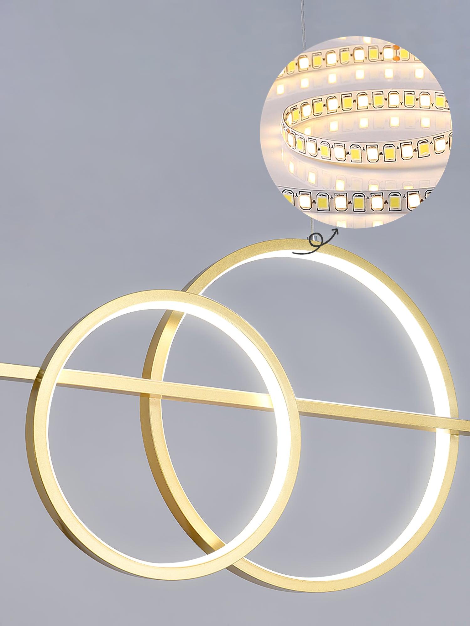 Aviniel Contemporary Brass Pendant Light - Letslighting