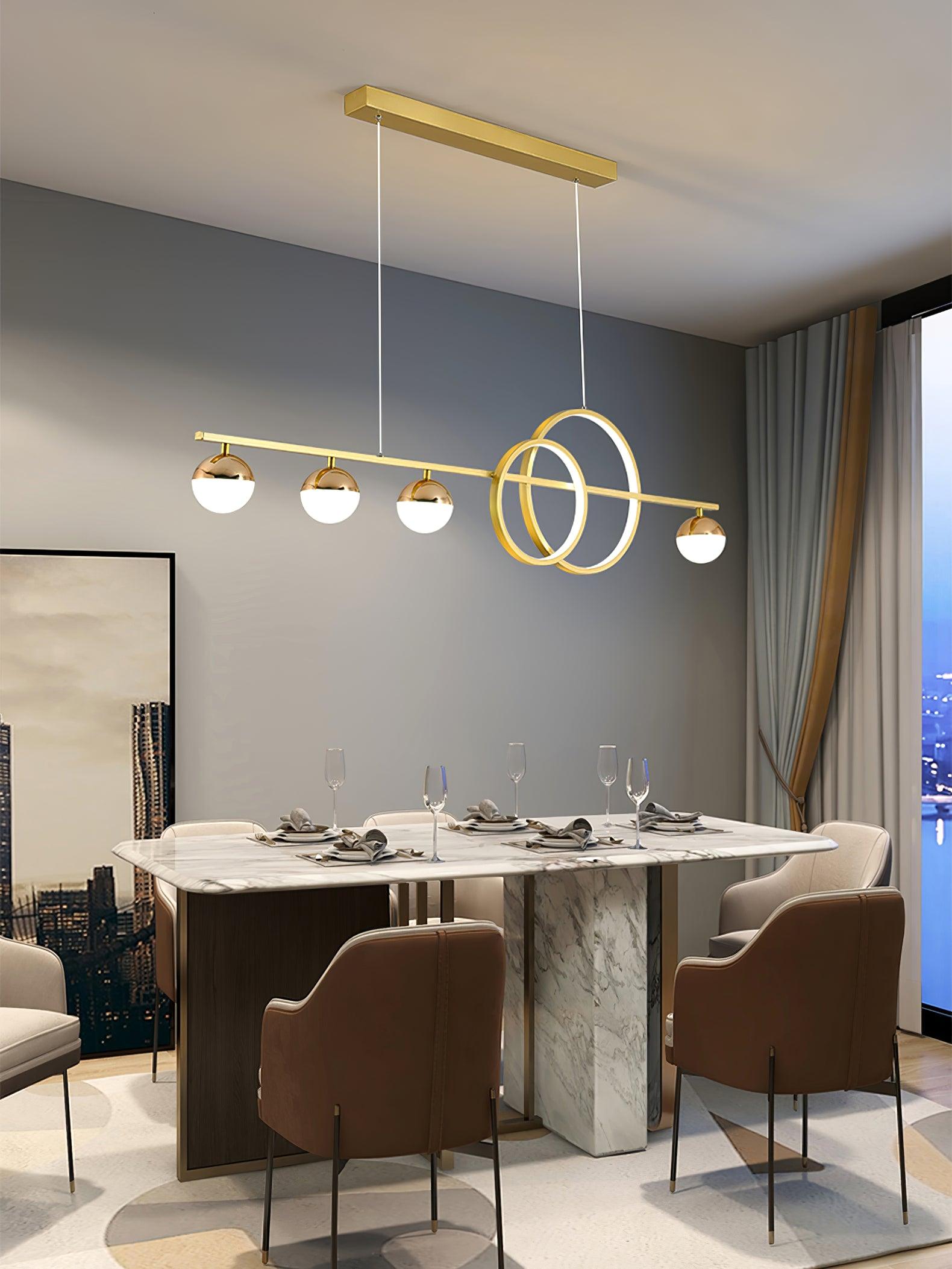 Aviniel Contemporary Brass Pendant Light - Letslighting
