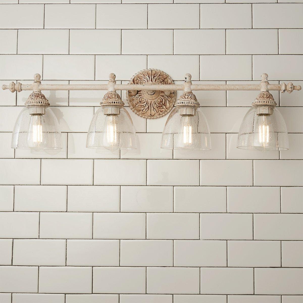 Orion Vintage Industrial Vanity Glass Wall Lamp - Letslighting