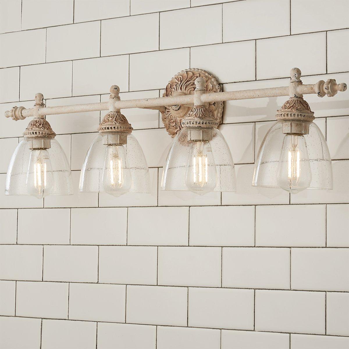 Orion Vintage Industrial Vanity Glass Wall Lamp - Letslighting