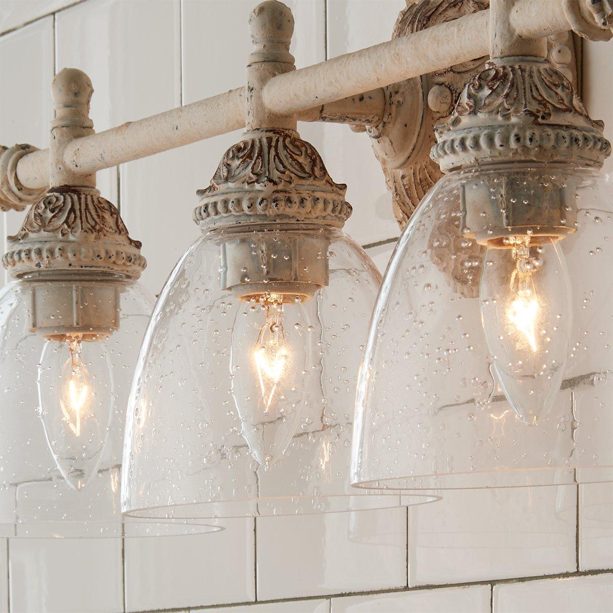 Orion Vintage Industrial Vanity Glass Wall Lamp - Letslighting