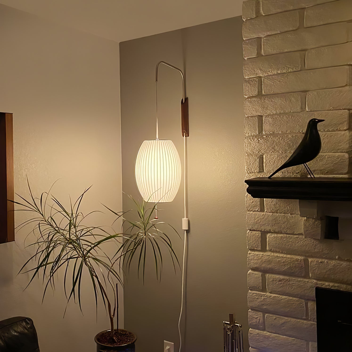 Lustra Wall Sconce Walnut Ball - Letslighting
