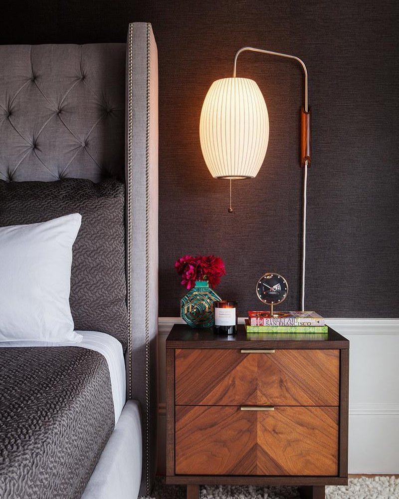 Lustra Wall Sconce Walnut Ball - Letslighting