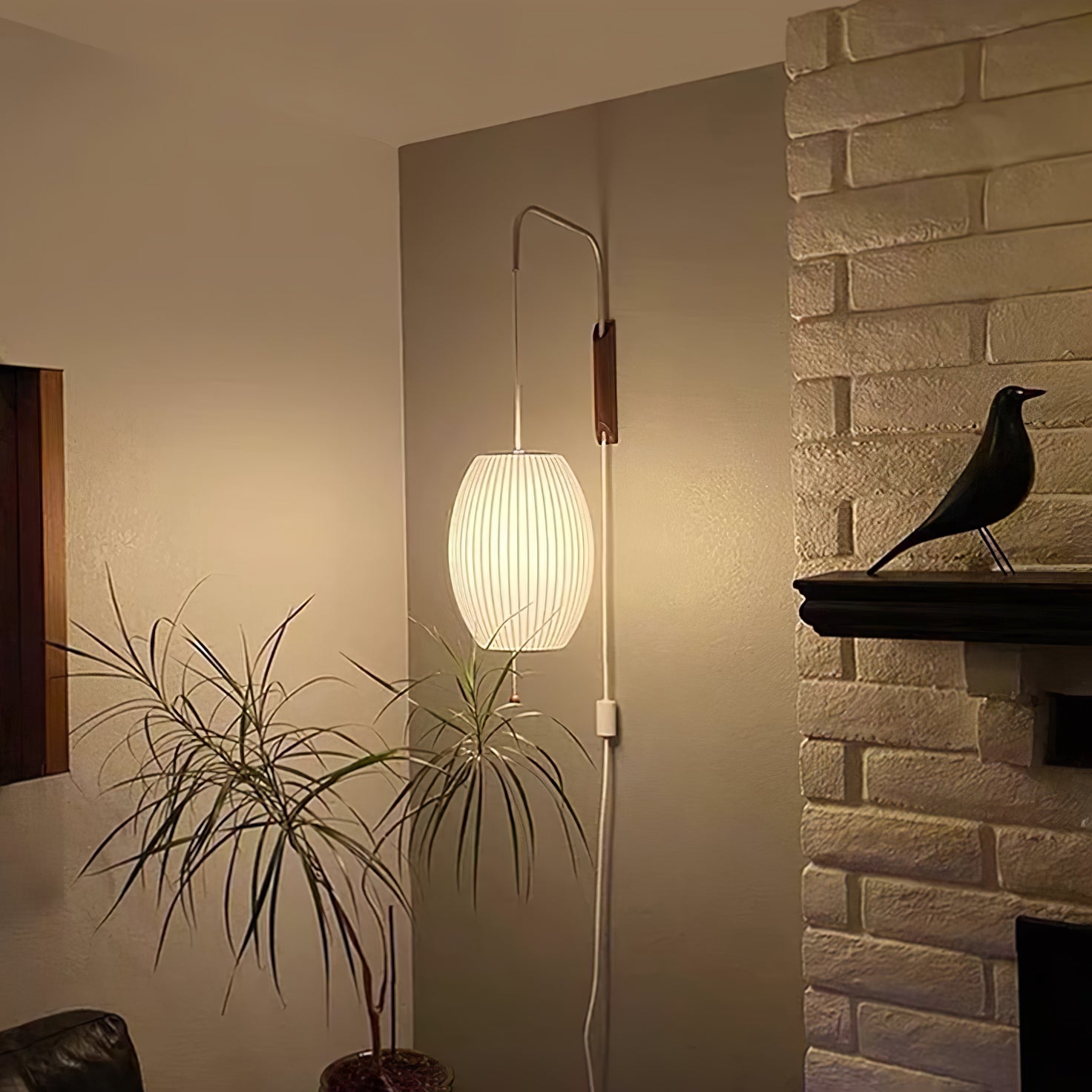 Lustra Wall Sconce Walnut Ball - Letslighting