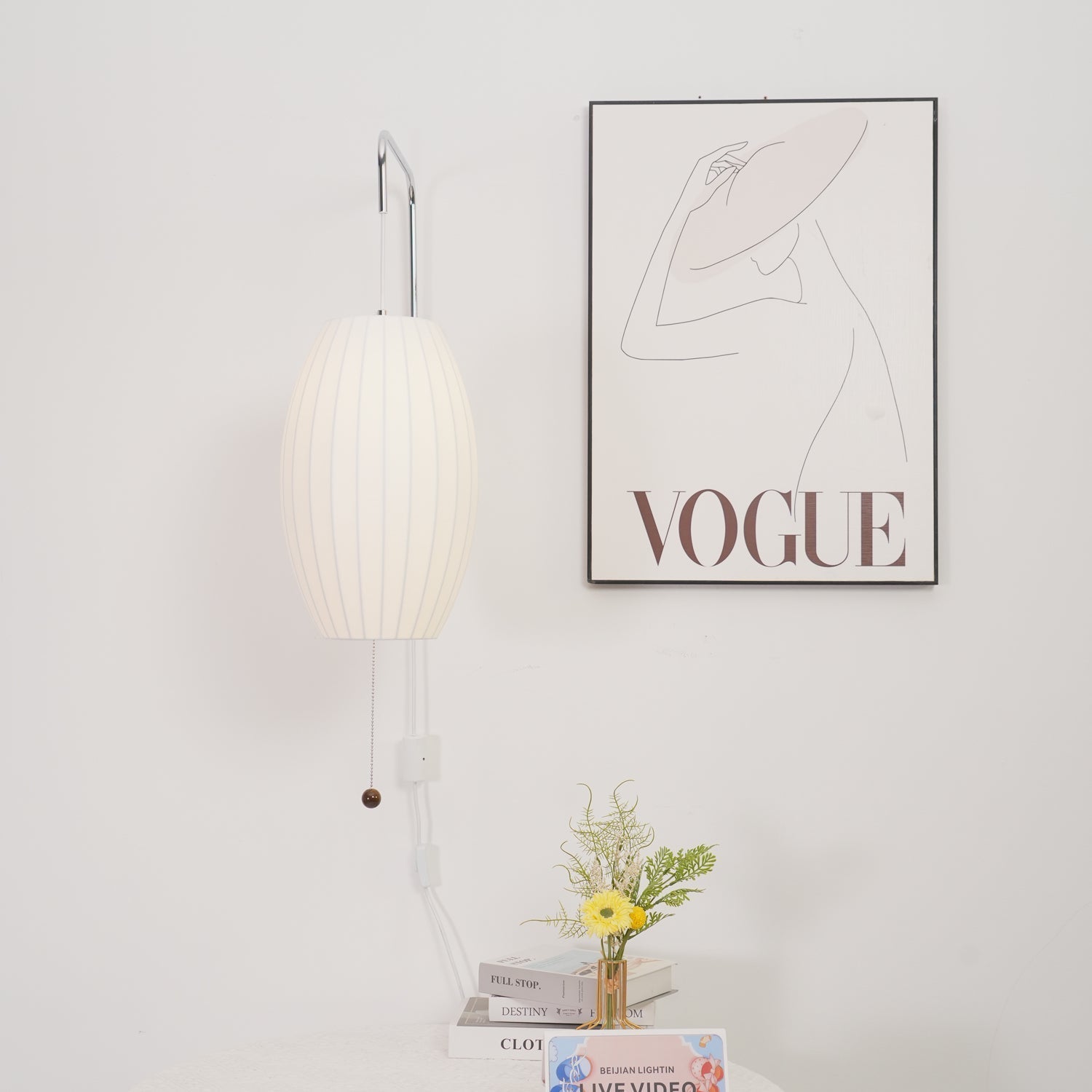 Lustra Wall Sconce Walnut Ball - Letslighting