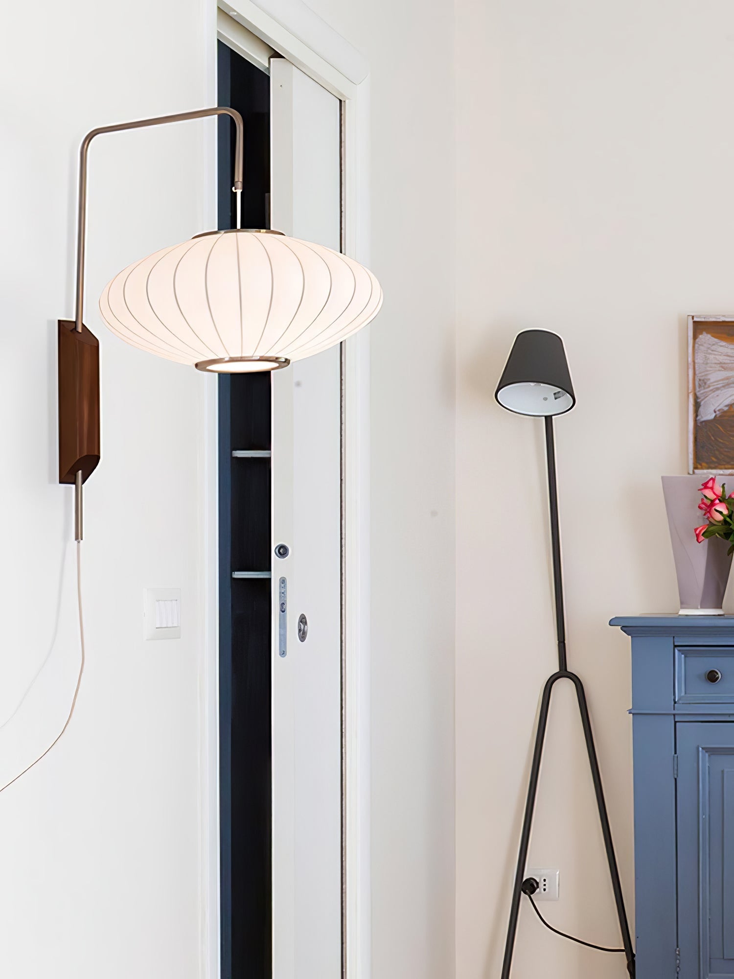 Lustra Wall Sconce Walnut Ball - Letslighting