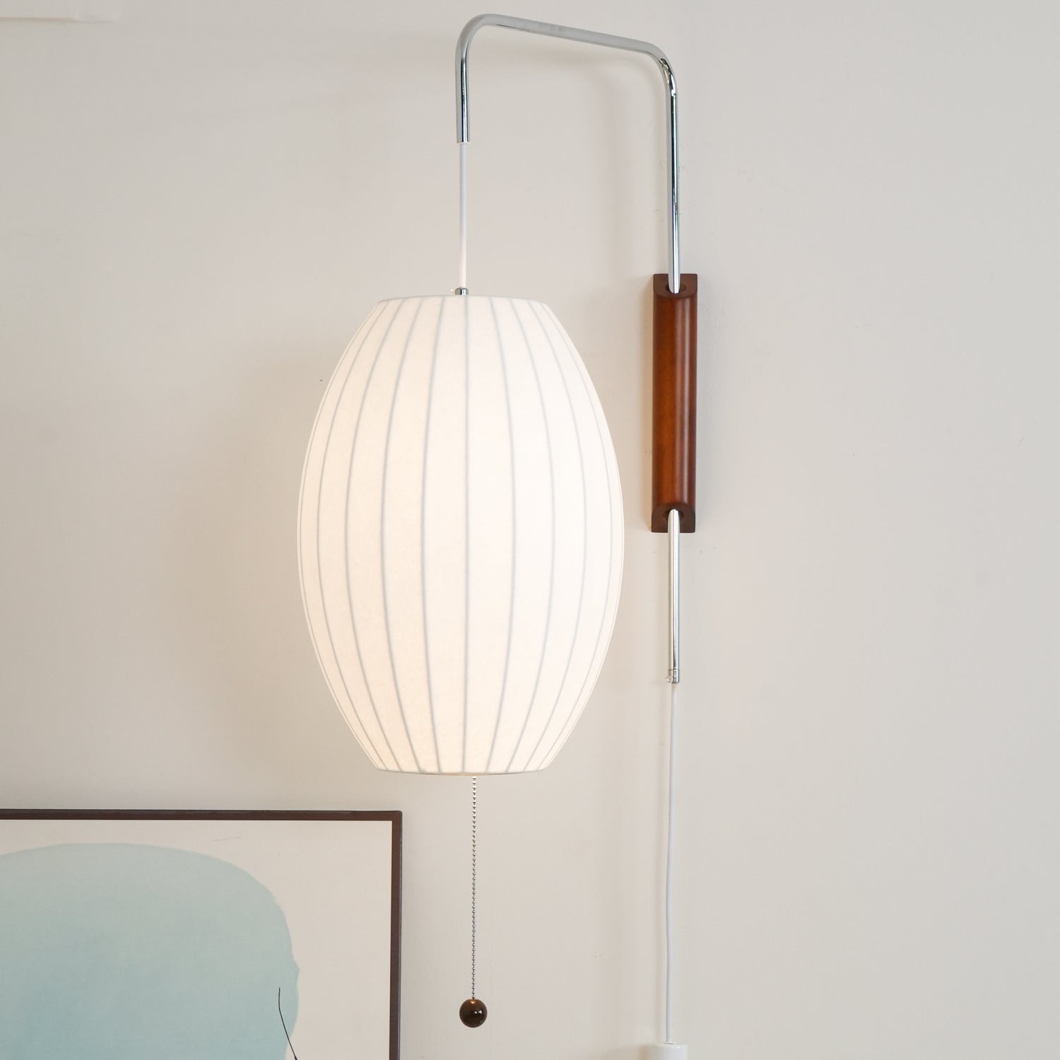 Lustra Wall Sconce Walnut Ball - Letslighting