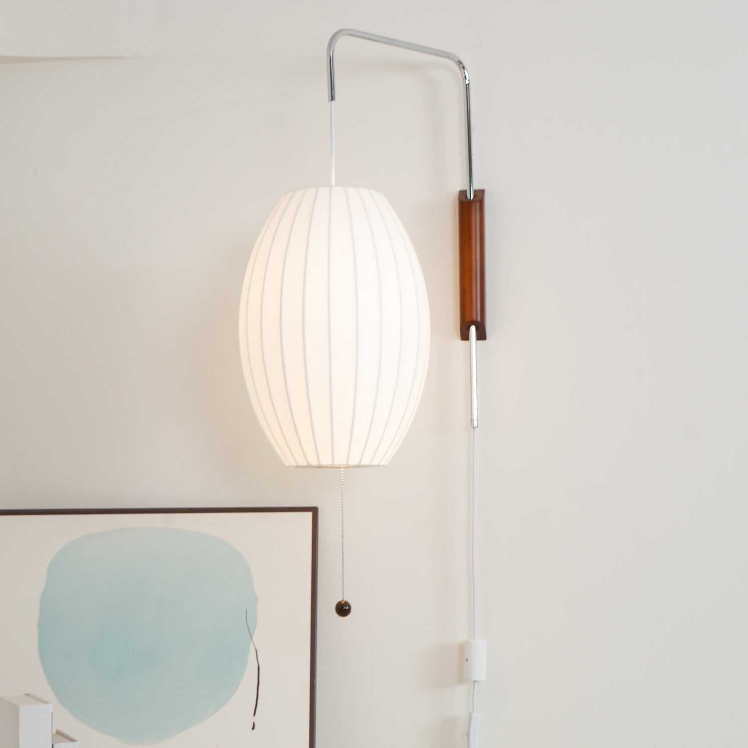 Lustra Wall Sconce Walnut Ball - Letslighting