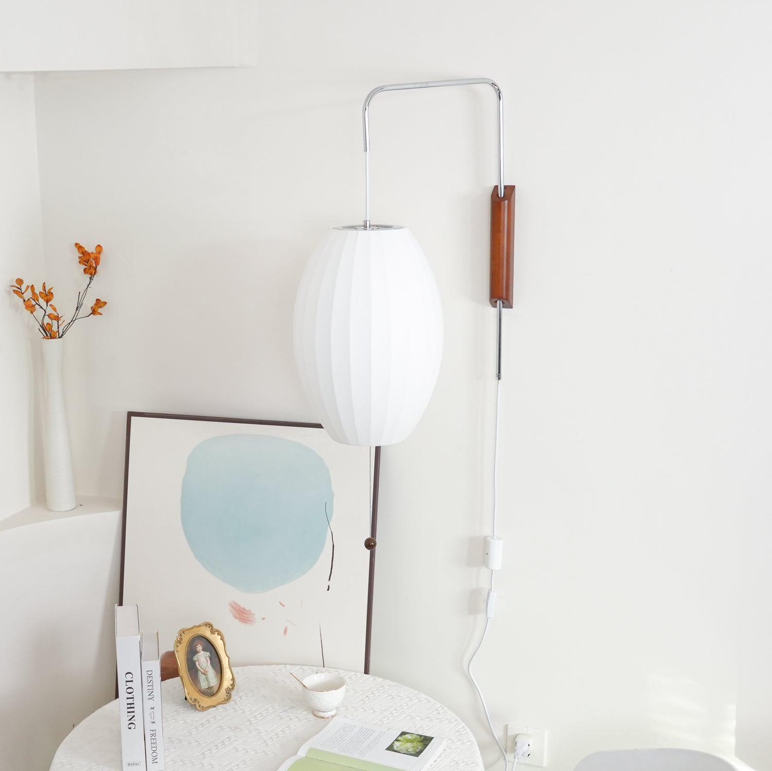 Lustra Wall Sconce Walnut Ball - Letslighting
