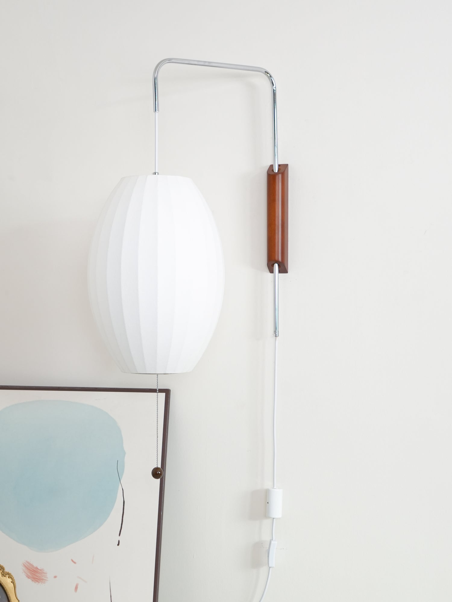 Lustra Wall Sconce Walnut Ball - Letslighting