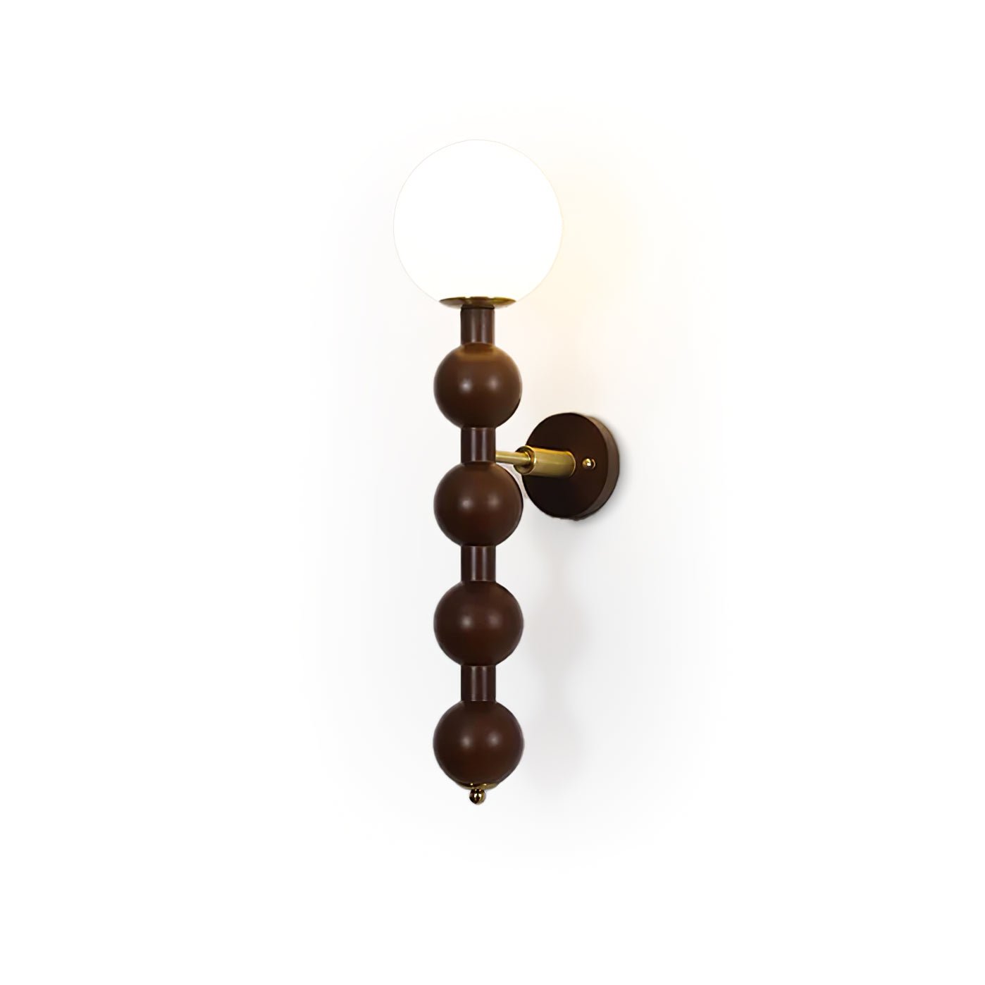 Olaeia Modern Minimalist Bubbly Wooden Glass Wall Lamp - Letslighting