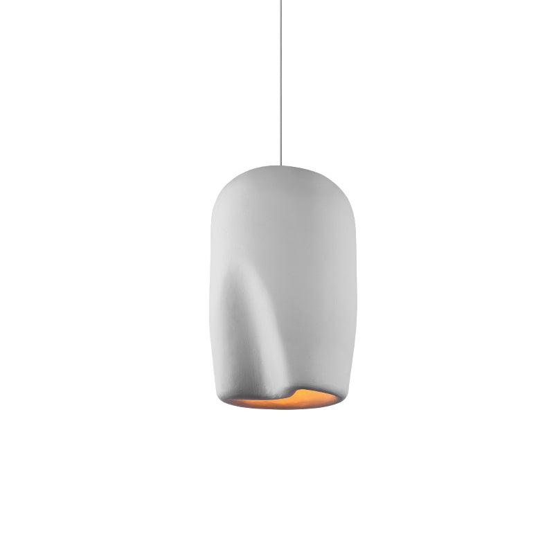 Solara Pendant Lamp Plaster Rounded Dome Wabi Sabi - Letslighting