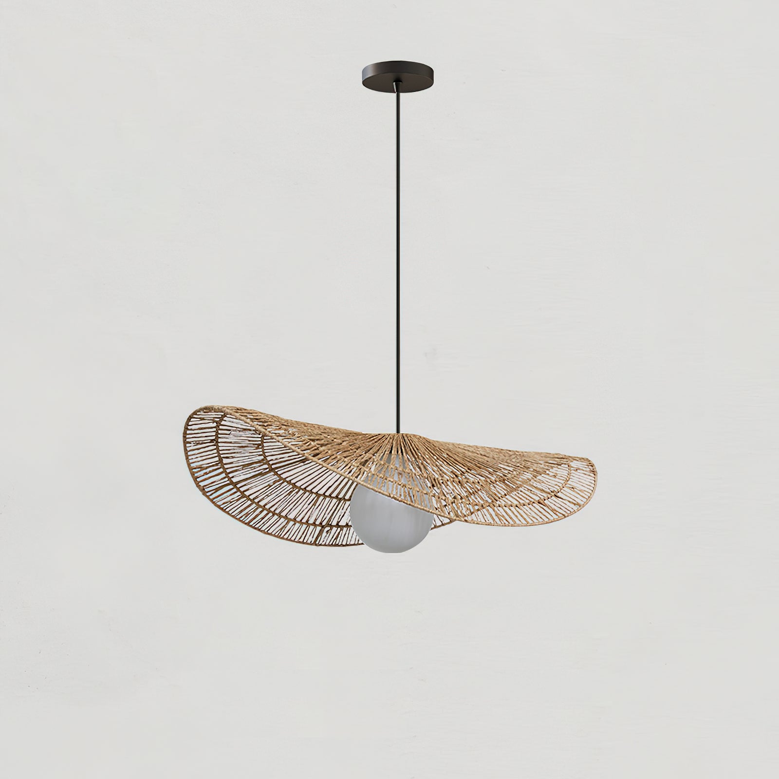 Bukolische Pendant Lamp Rattan Bloom - Letslighting