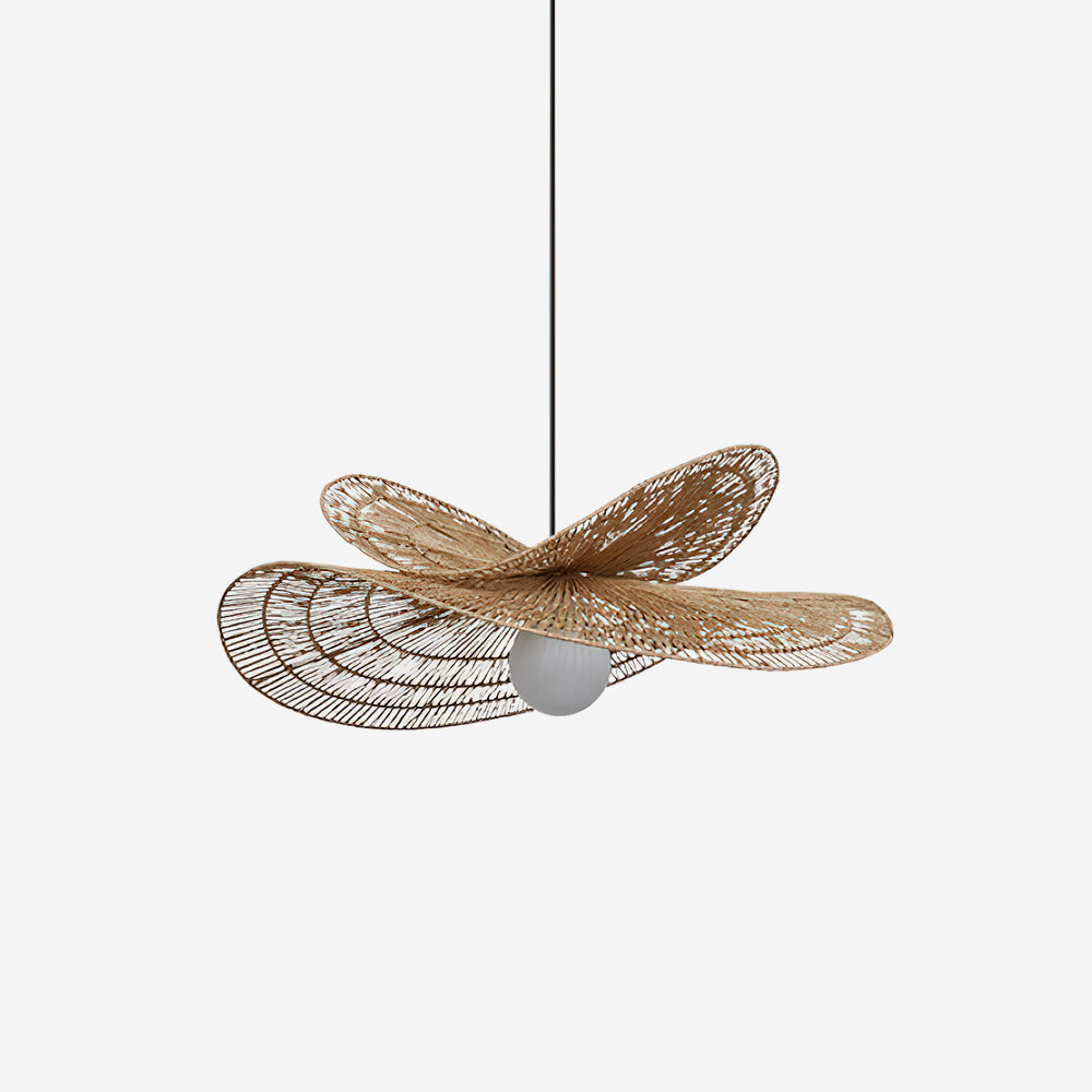 Bukolische Pendant Lamp Rattan Bloom - Letslighting