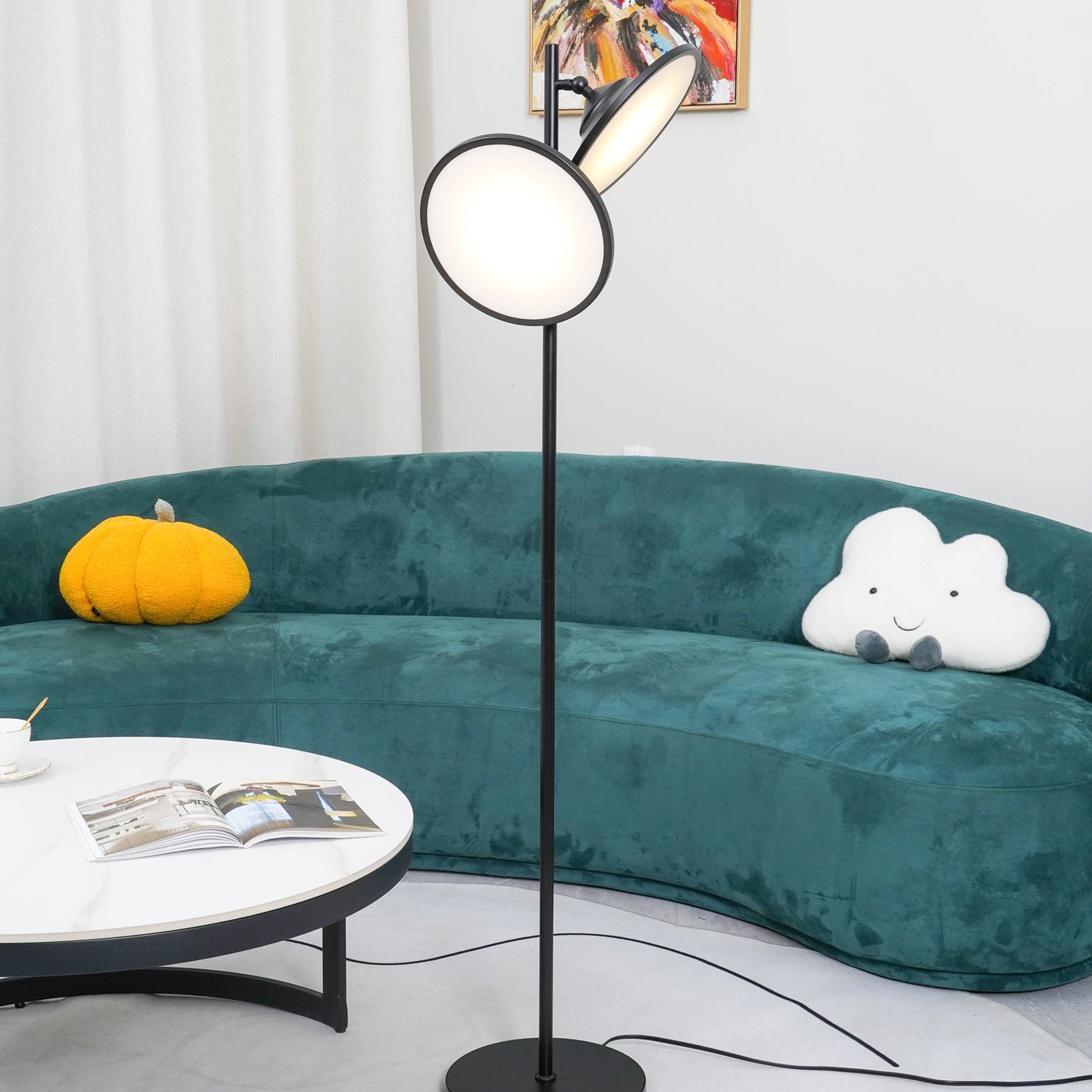 Orbiter Acrylic Artistic Floor Lamp - Letslighting