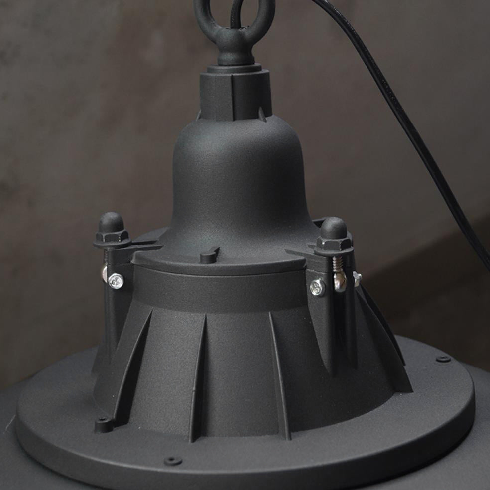Celest Vintage Industrial Cage Glass Pendant Light - Letslighting