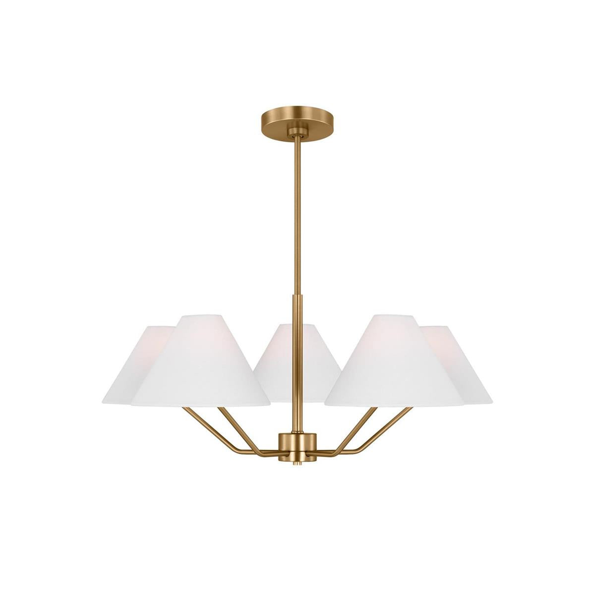 Vortex Traditional Vintage Industrial Fabric Chandelier - Letslighting